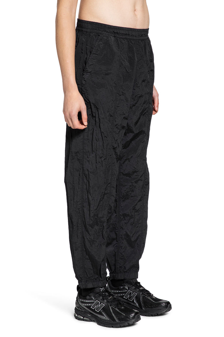 STONE ISLAND MAN BLACK TROUSERS