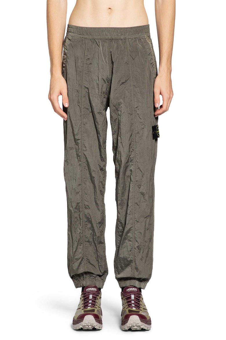 STONE ISLAND MAN GREEN TROUSERS