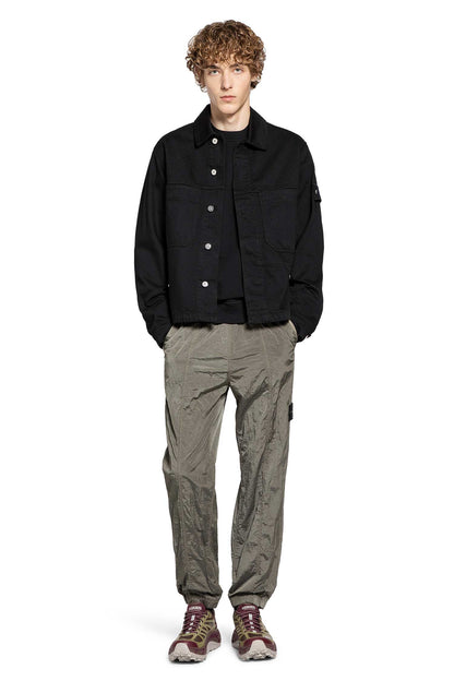 STONE ISLAND MAN GREEN TROUSERS