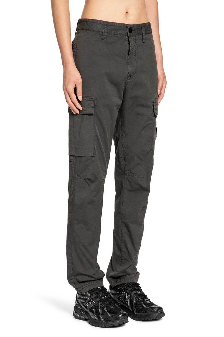 STONE ISLAND MAN GREY TROUSERS