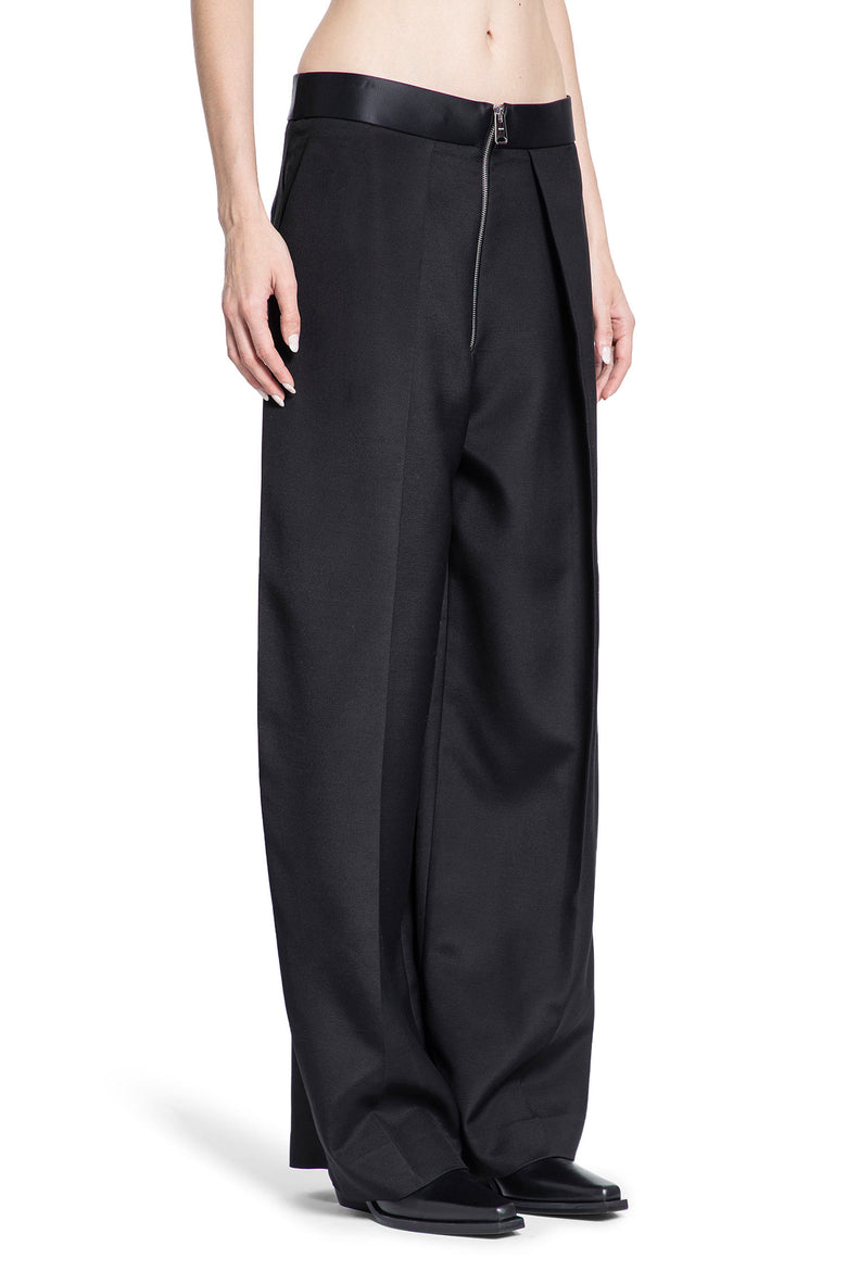 KHAITE WOMAN BLACK TROUSERS