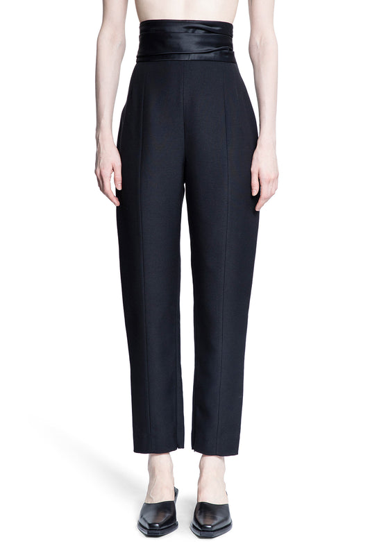 KHAITE WOMAN BLACK TROUSERS