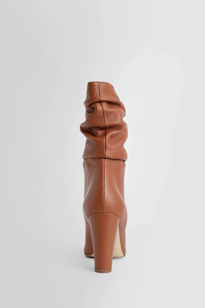 MANOLO BLAHNIK WOMAN BROWN BOOTS - Antonioli.eu