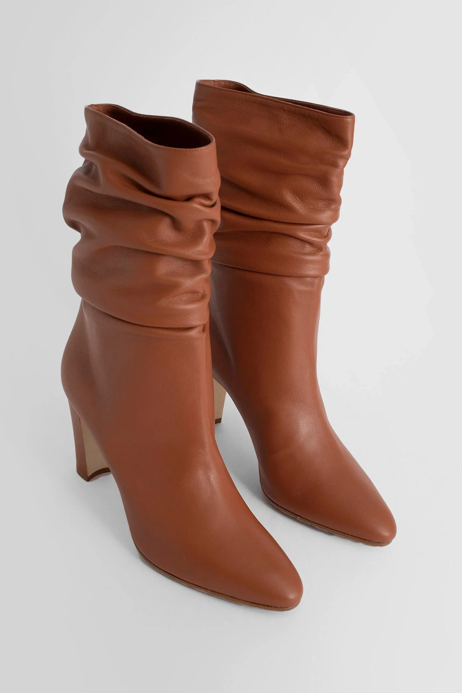 MANOLO BLAHNIK WOMAN BROWN BOOTS - Antonioli.eu