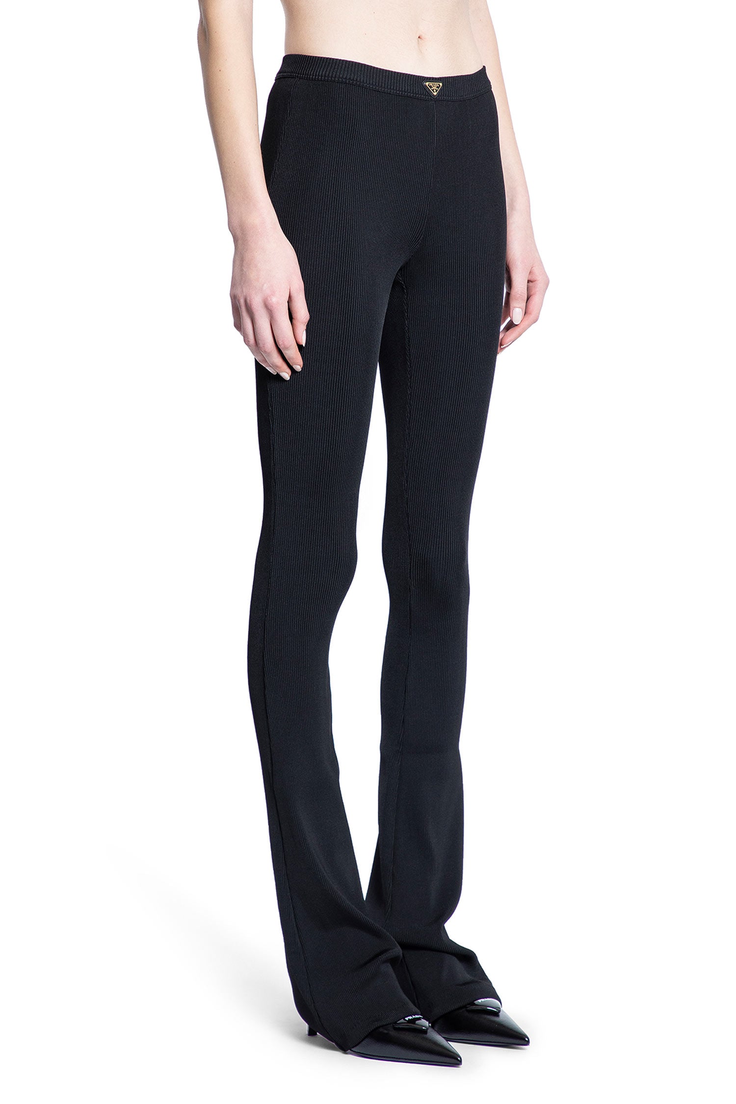 PRADA WOMAN BLACK TROUSERS