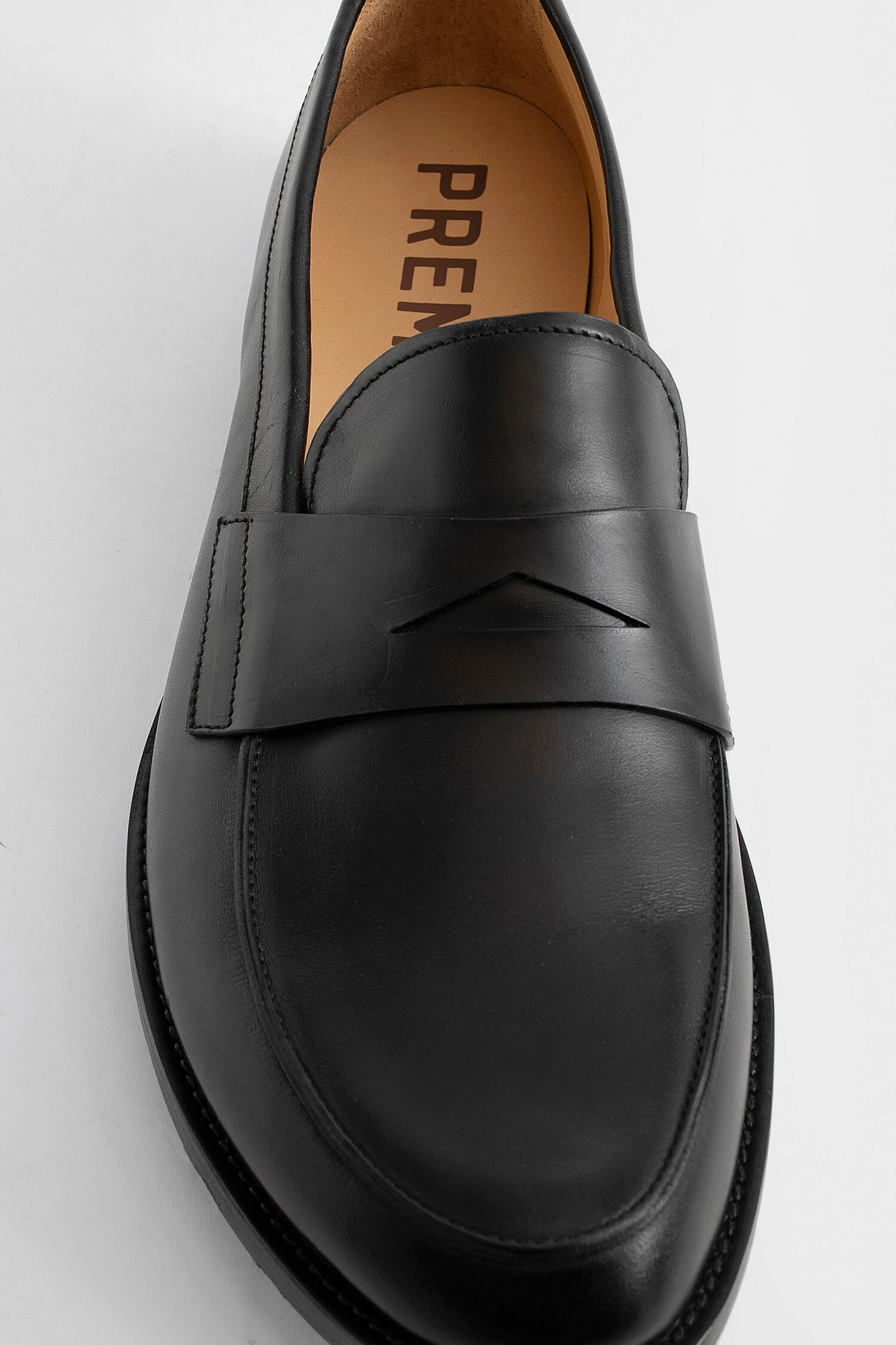 PREMIATA MAN BLACK LOAFERS & FLATS