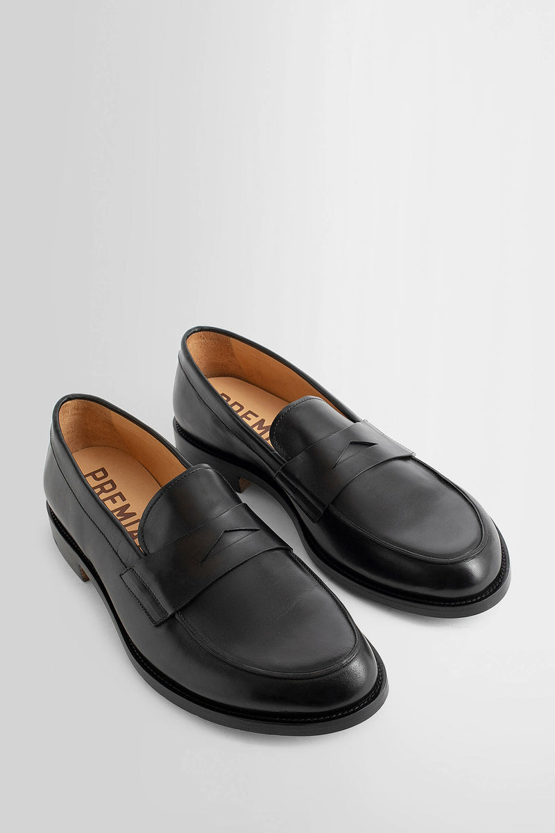 Premiata polished leather loafers - Black