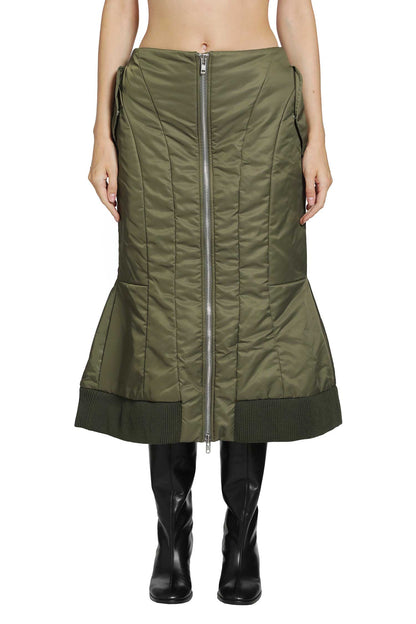 Padded Sculpt Bomber Skirt