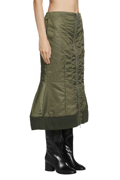 Padded Sculpt Bomber Skirt
