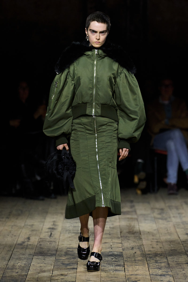 SIMONE ROCHA Padded Sculpt Bomber Skirt woman