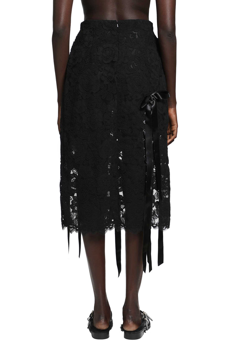 SIMONE ROCHA Unraveling Ribbon Ring Skirt woman