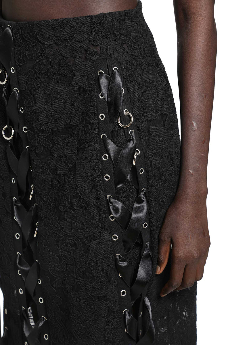 SIMONE ROCHA Unraveling Ribbon Ring Skirt woman