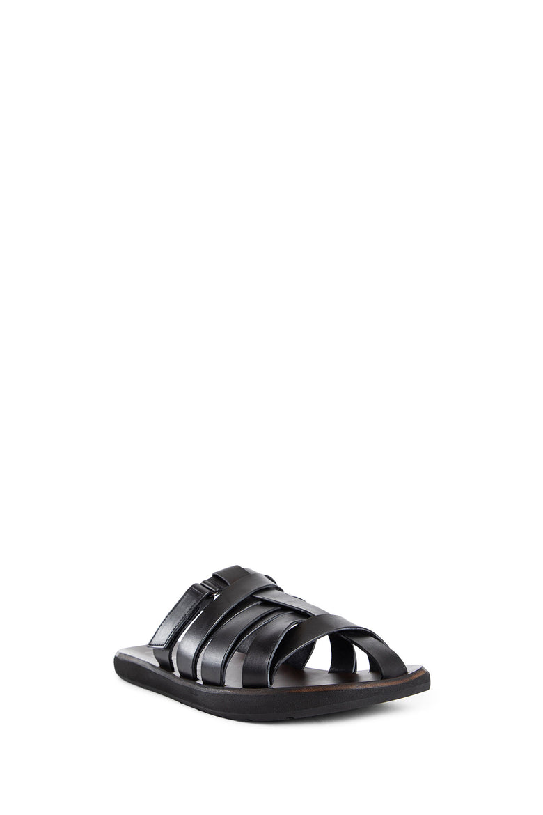 PREMIATA MAN BLACK SANDALS & SLIDES