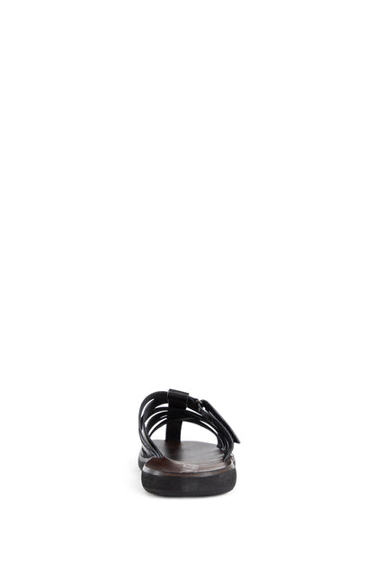 PREMIATA MAN BLACK SANDALS & SLIDES