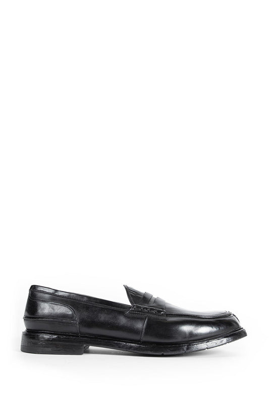PREMIATA MAN BLACK LOAFERS & FLATS