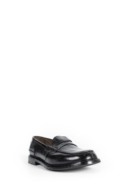 PREMIATA MAN BLACK LOAFERS & FLATS
