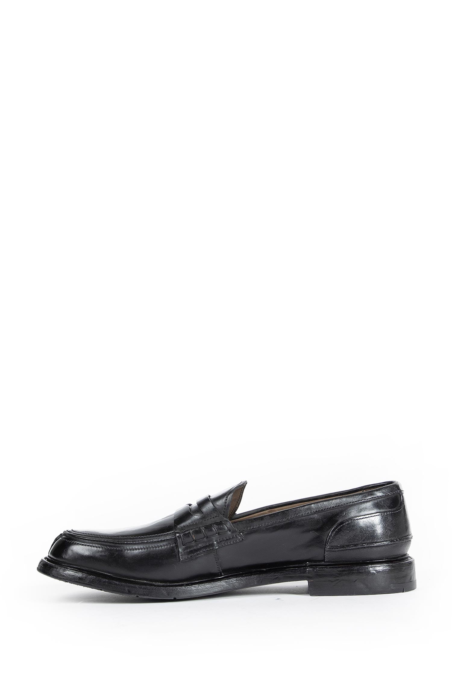 PREMIATA MAN BLACK LOAFERS & FLATS