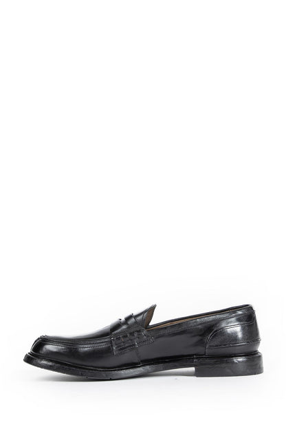 PREMIATA MAN BLACK LOAFERS & FLATS