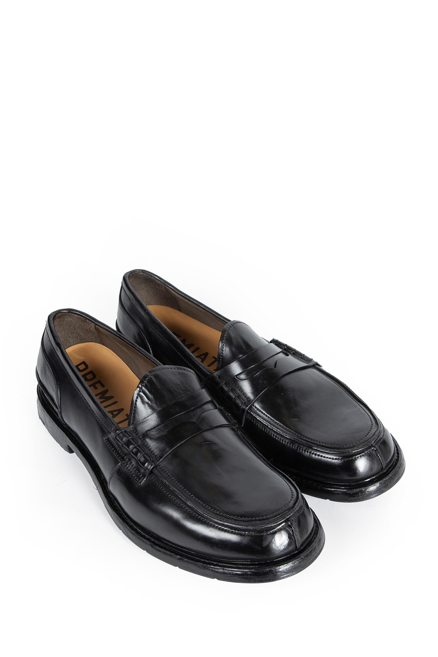 PREMIATA MAN BLACK LOAFERS & FLATS