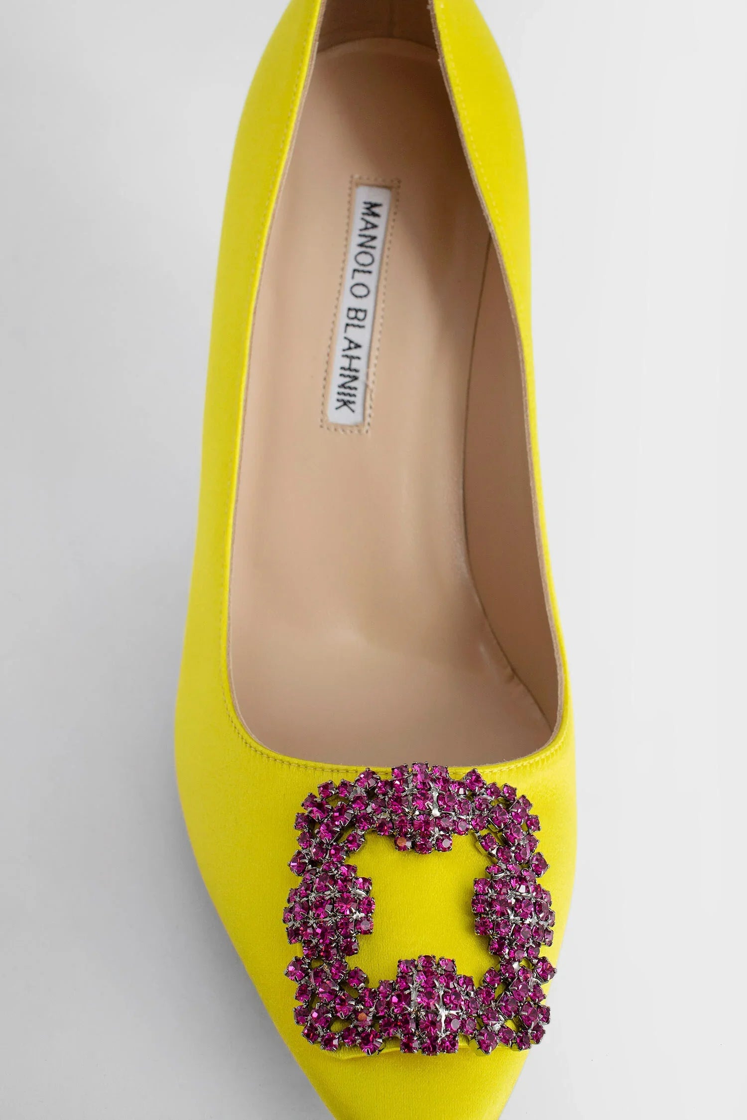 MANOLO BLAHNIK WOMAN YELLOW PUMPS - Antonioli.eu