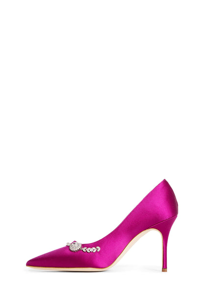 MANOLO BLAHNIK WOMAN PINK PUMPS