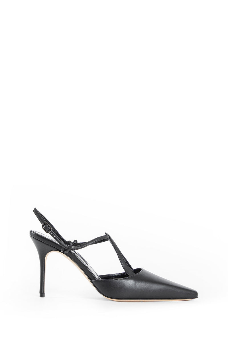 Nappa Leather T-Bar Pumps - Antonioli.eu