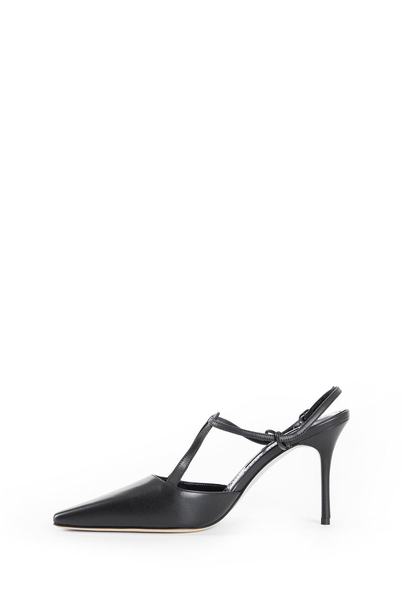 Nappa Leather T-Bar Pumps - Antonioli.eu