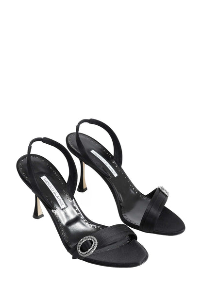 Zutosan Satin Slingback Sandals