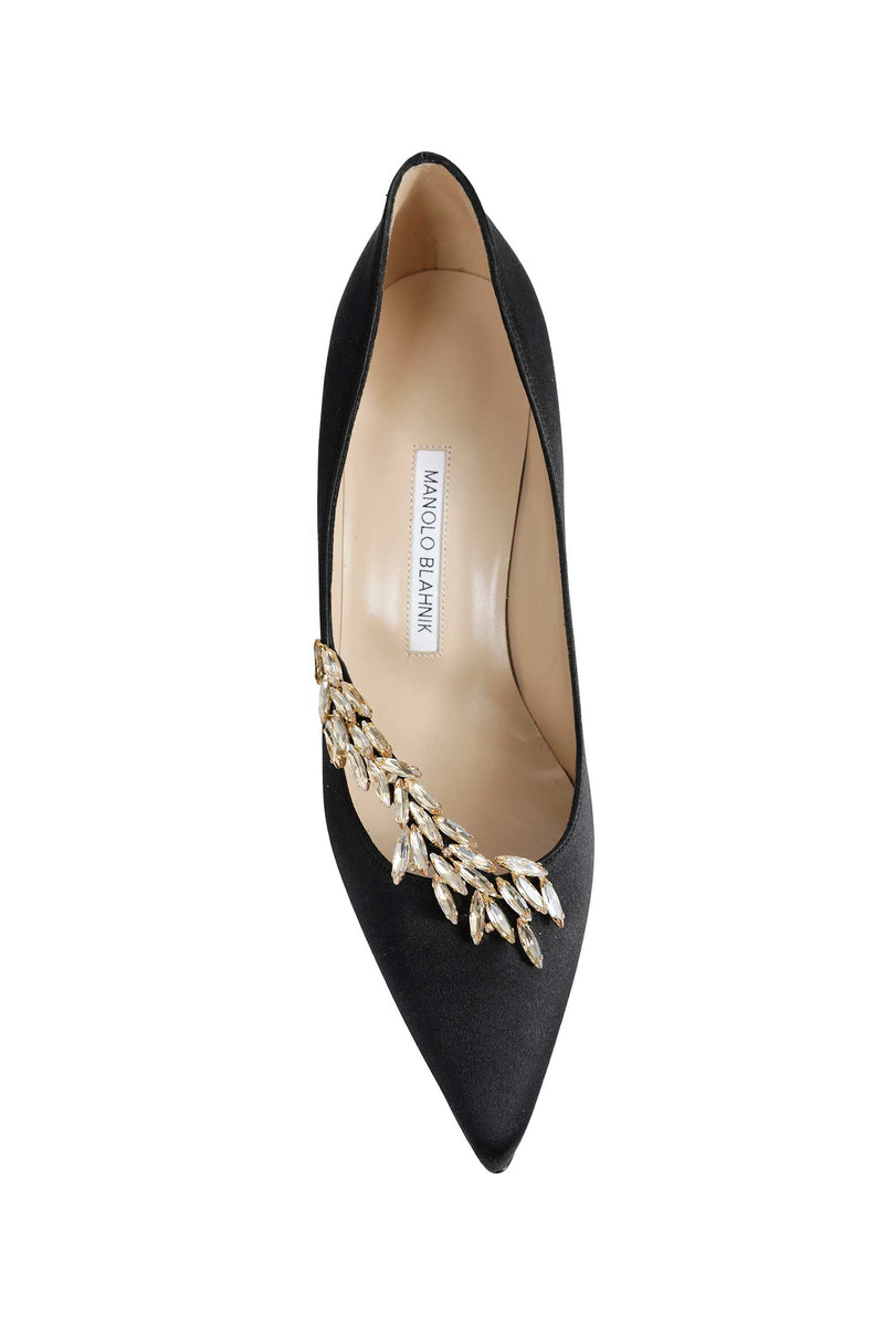 MANOLO BLAHNIK Nadira Jewel Buckle Pumps woman