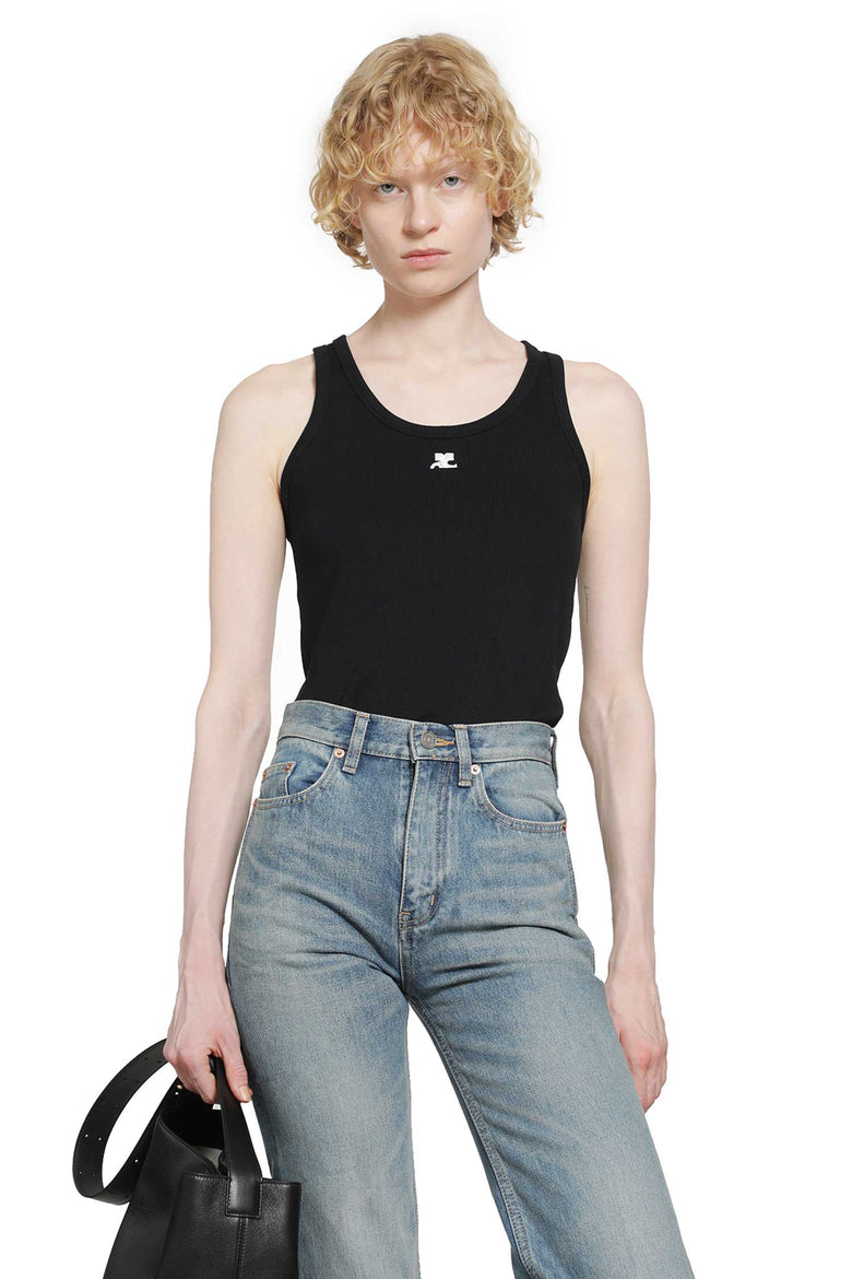 COURRÈGES 90's Rib Tank Top woman