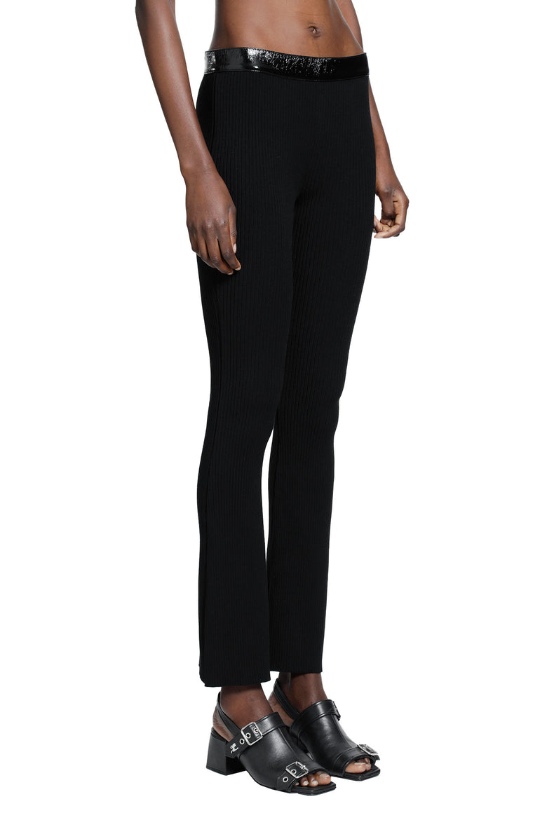 
              COURRÈGES Vinyl And Knit Flare Pants woman
            