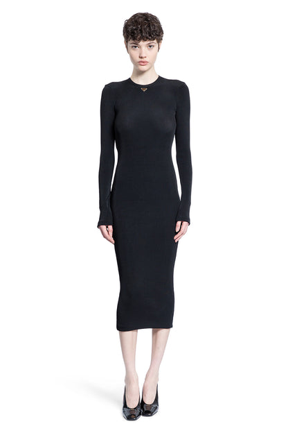 PRADA WOMAN BLACK DRESSES