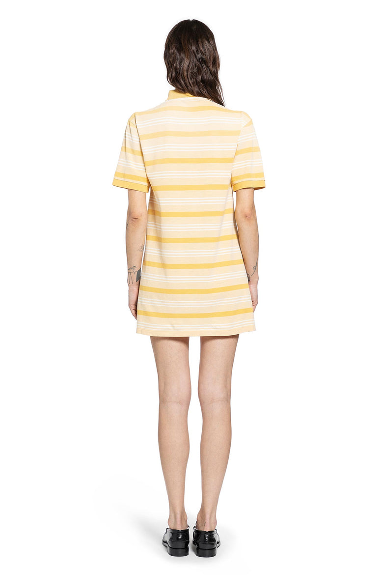 PRADA Striped Cotton piqué Polo Mini Dres woman