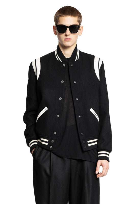 SAINT LAURENT MAN BLACK&WHITE JACKETS