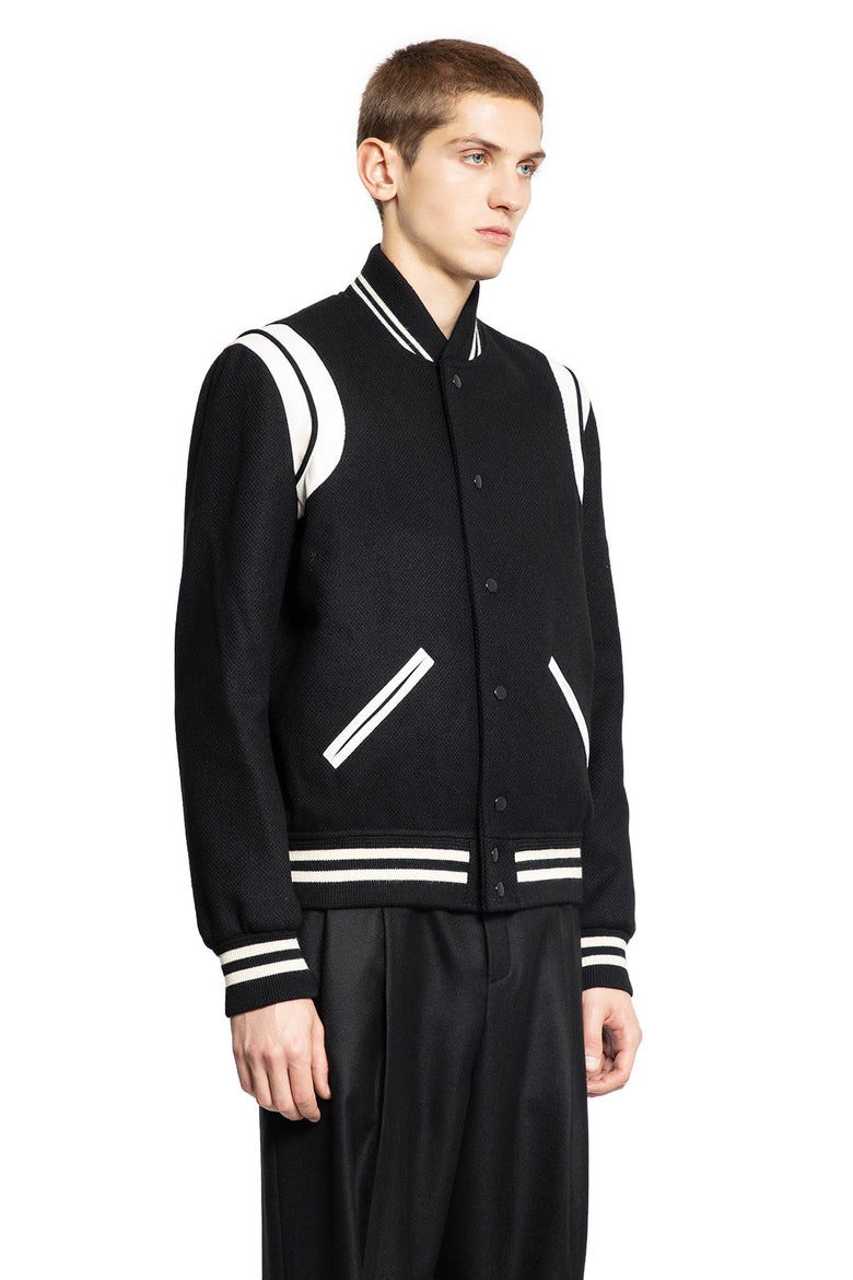 SAINT LAURENT MAN BLACK&WHITE JACKETS