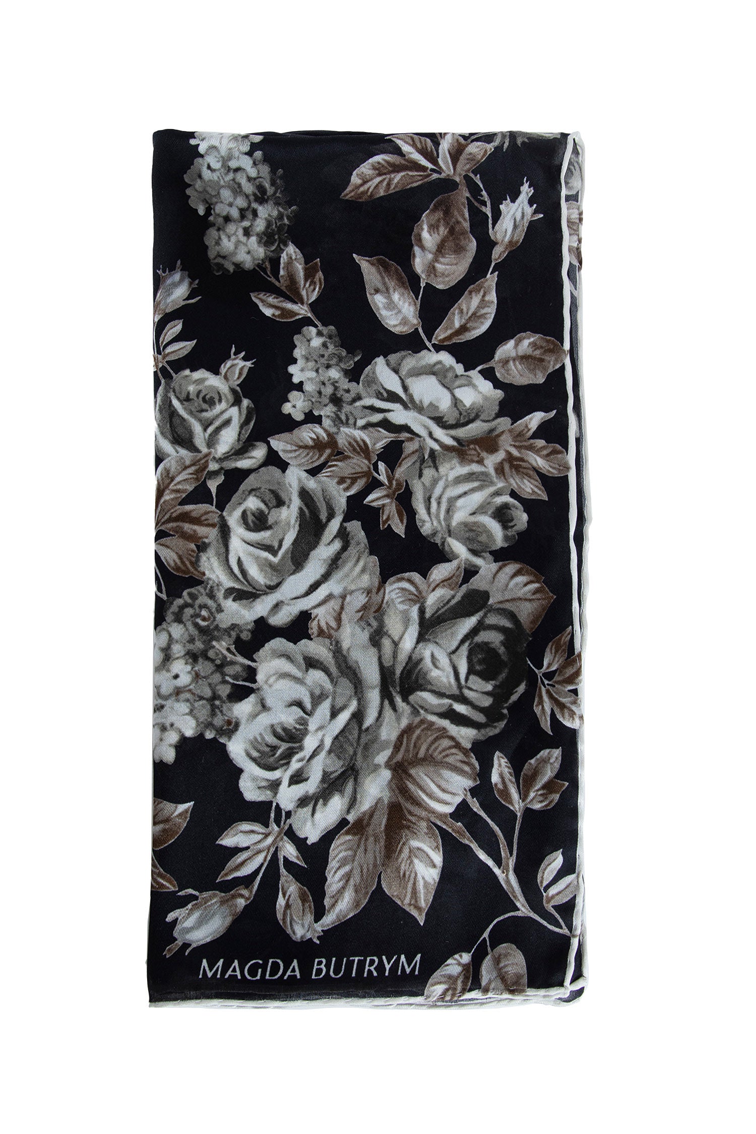 Rose Silk Scarf