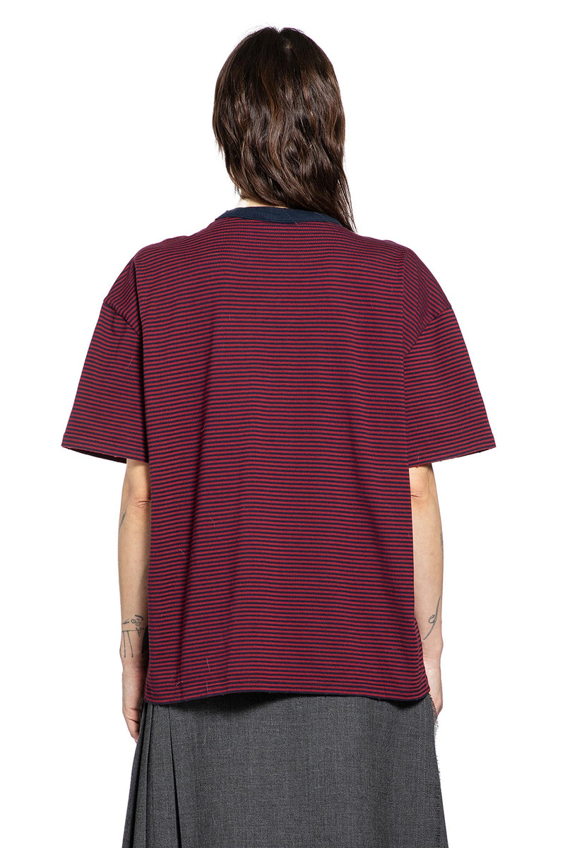 Oversized Striped Jersey T-Shirt