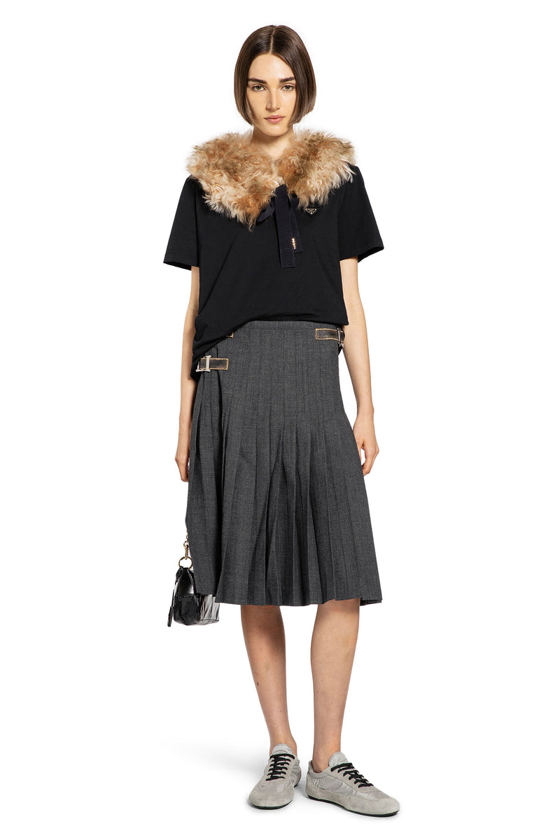 Cotton Crew Neck Distressed T-shirt