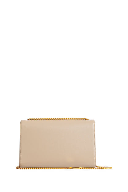 SAINT LAURENT WOMAN BEIGE SHOULDER BAGS