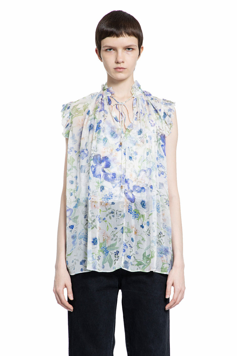 ZIMMERMANN WOMAN BLUE SHIRTS