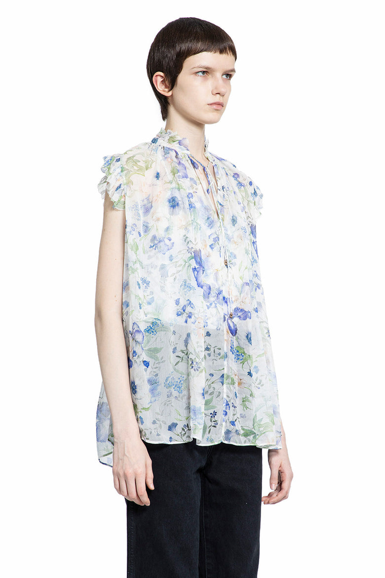 ZIMMERMANN WOMAN BLUE SHIRTS