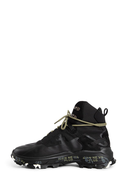 PREMIATA MAN BLACK SNEAKERS