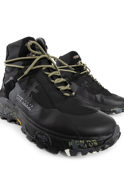 PREMIATA MAN BLACK SNEAKERS