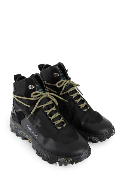 PREMIATA MAN BLACK SNEAKERS