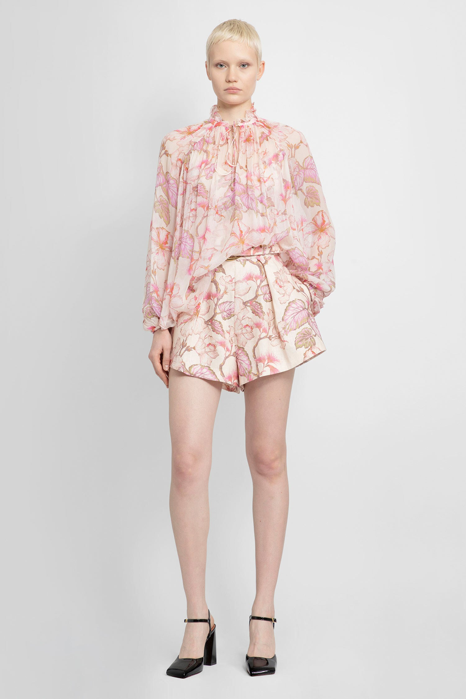 ZIMMERMANN WOMAN PINK SHORTS