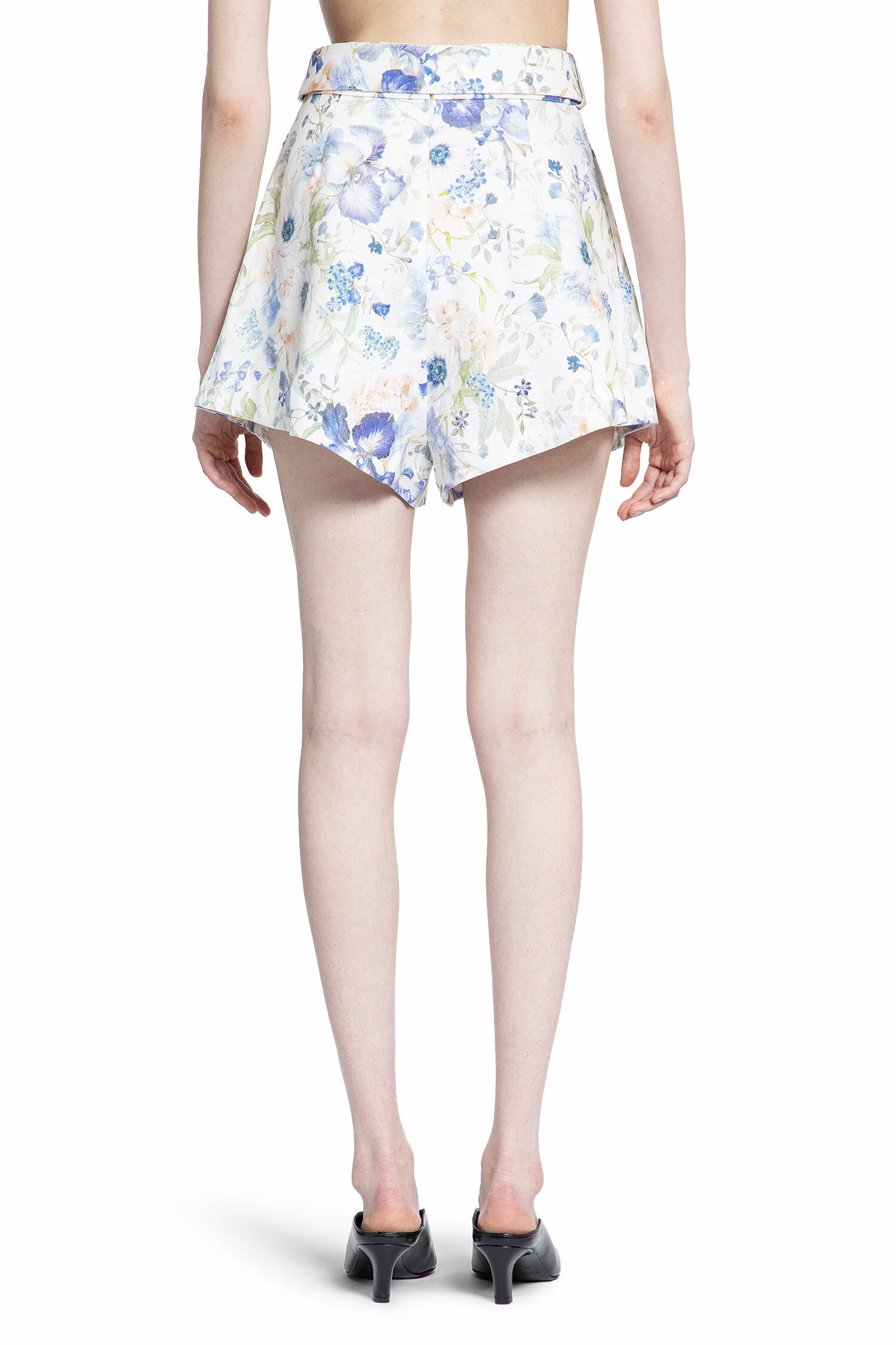 ZIMMERMANN WOMAN BLUE SHORTS