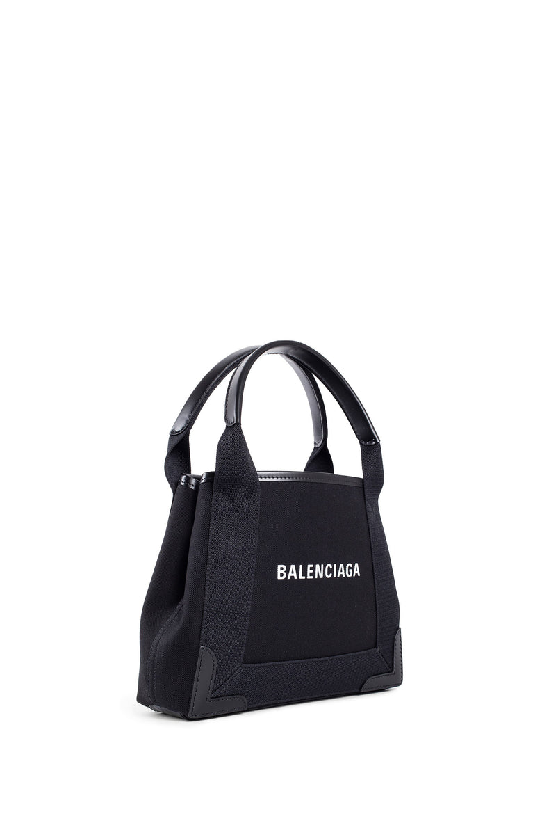 BALENCIAGA WOMAN BLACK TOP HANDLE BAGS