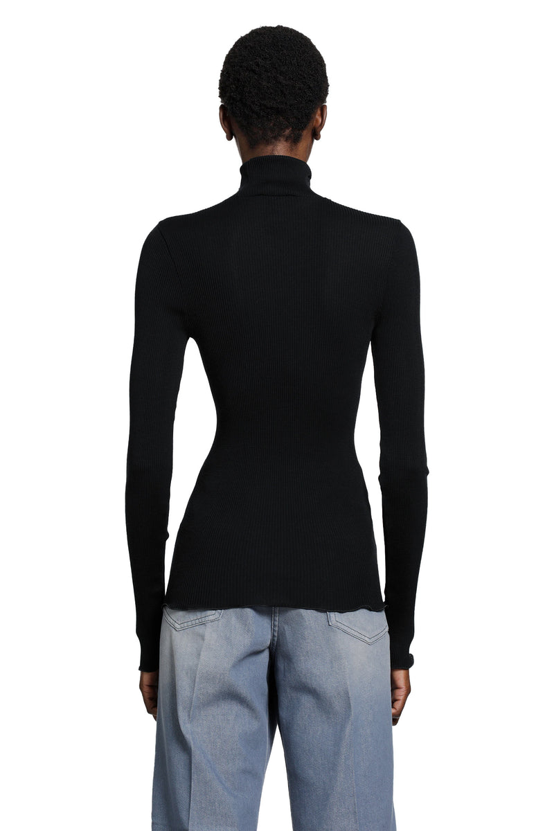PRADA Silk And Wool Turtleneck Top woman