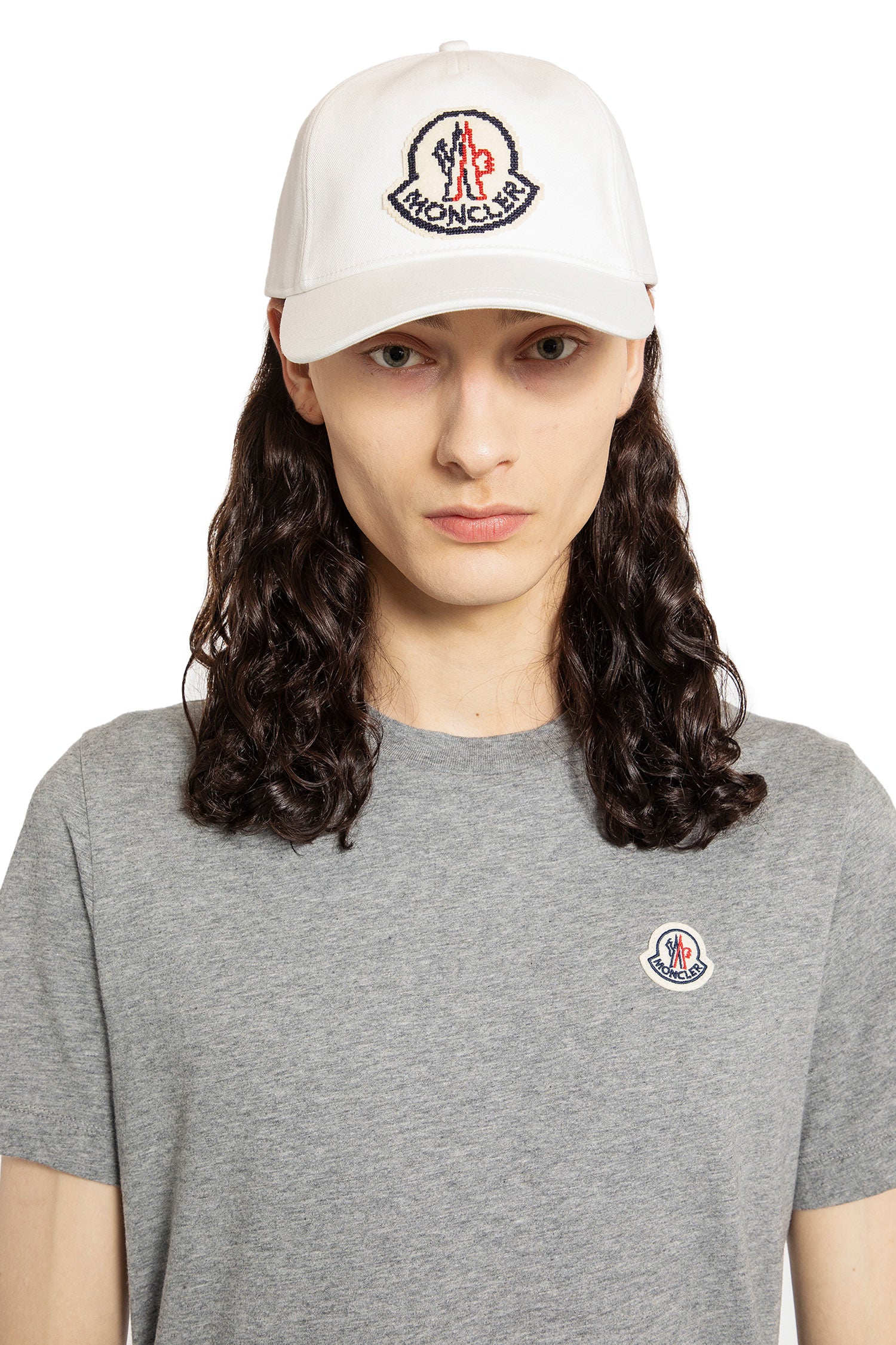 MONCLER MAN WHITE HATS