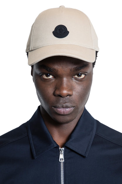 MONCLER MAN BEIGE HATS